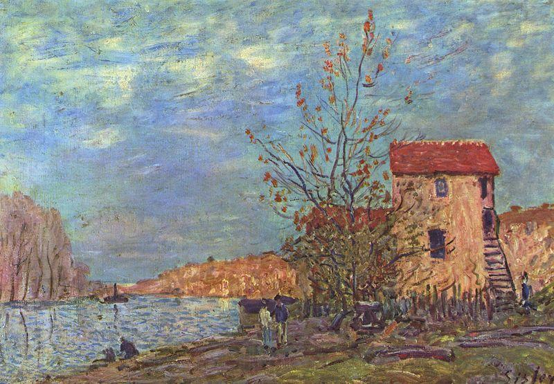 Alfred Sisley Der Loing bei Moret